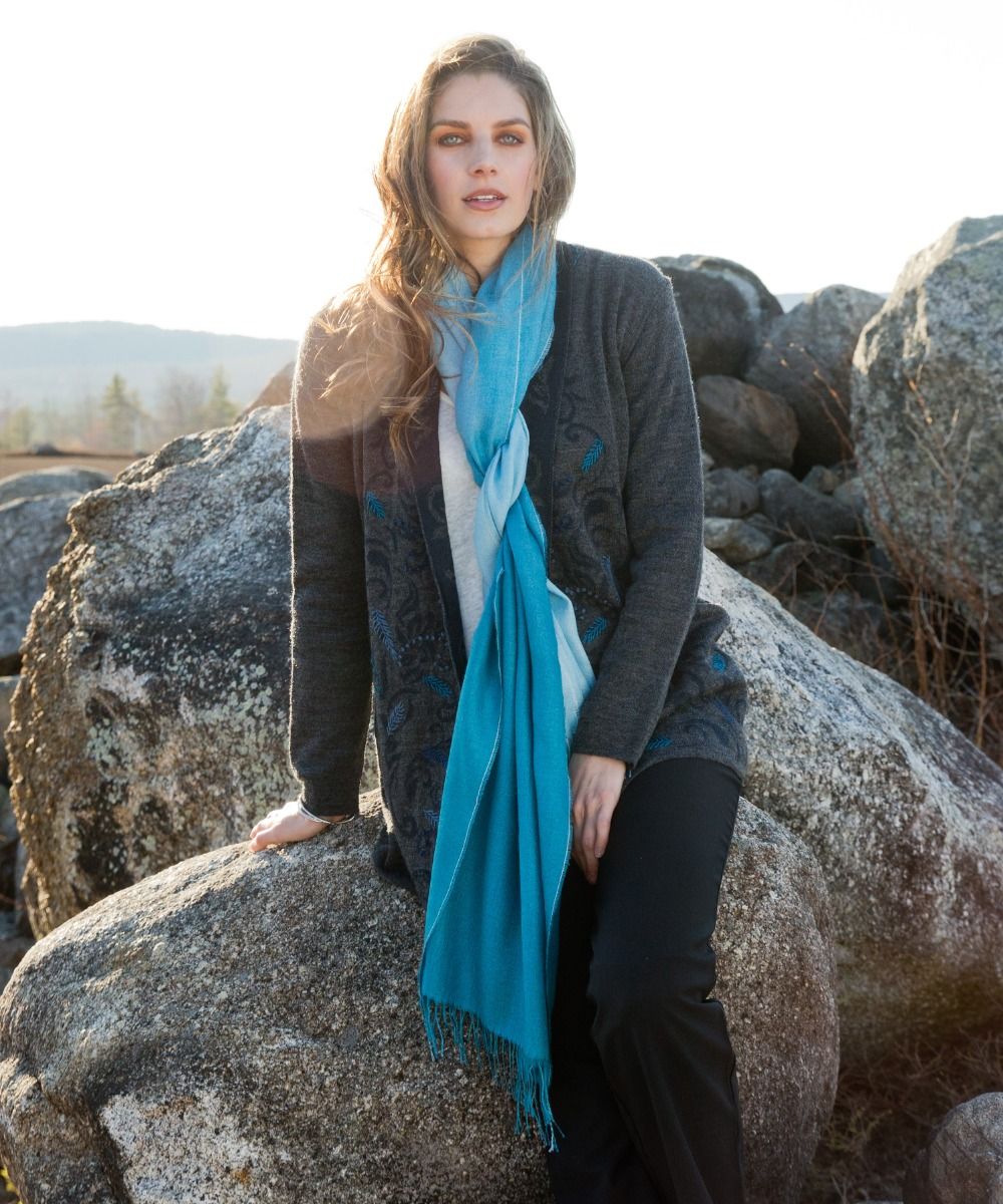 NEW OMBRE BABY ALPACA PASHMINA NEW OMBRE BABY ALPACA PASHMINA